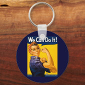 We kunnen het! Rosie de Riveter  WW2 Sleutelhanger (Voorkant)