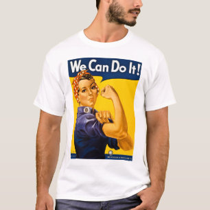 We kunnen het! Rosie de Riveter  WW2 T-shirt