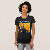 We kunnen het! Rosie de Riveter WW2 T-shirt (Voorkant volledig)