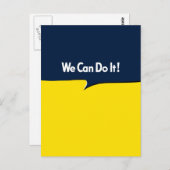 We kunnen het Rosie doen Briefkaart (Voorkant / Achterkant)