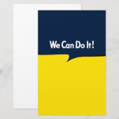 We kunnen het Rosie doen Briefpapier (Voorkant / Achterkant)