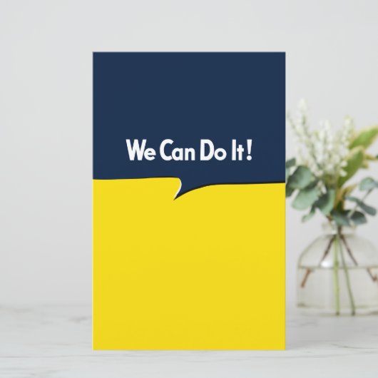 We kunnen het Rosie doen Briefpapier (Staand voorkant)