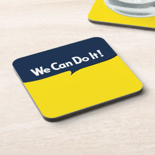 We kunnen het Rosie doen Drankjes Onderzetter