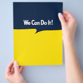 We kunnen het Rosie doen Flyer (Hand)