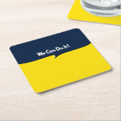 We kunnen het Rosie doen Kartonnen Onderzetters (Schuin)