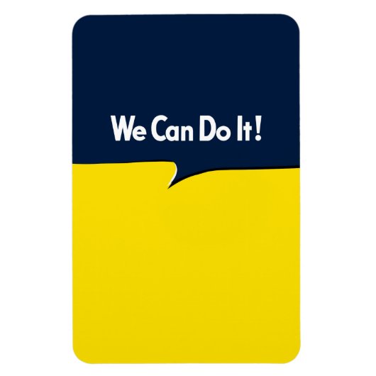 We kunnen het Rosie doen Magneet (Verticaal)