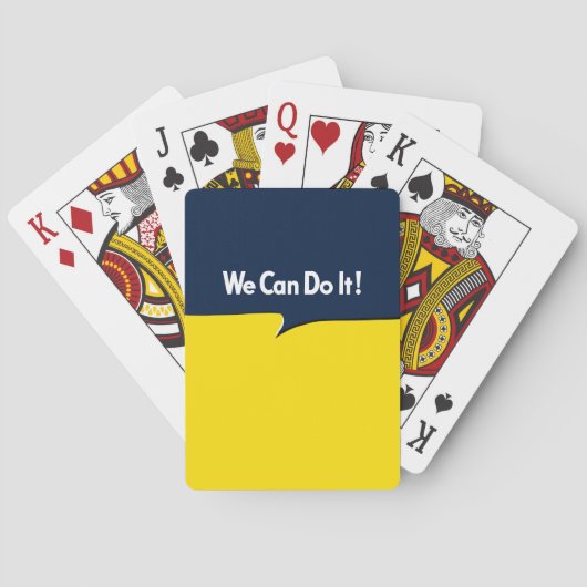 We kunnen het Rosie doen Pokerkaarten (Achterkant)