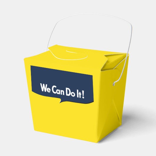 We kunnen het Rosie Graphic Bubble doen Bedankdoosjes (Voorkant Zijde)