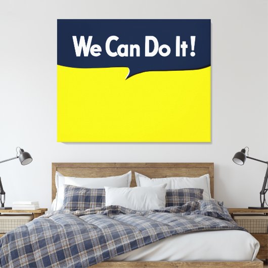 We kunnen het Rosie Graphic Bubble doen Canvas Afdruk (Insitu (Slaapkamer))