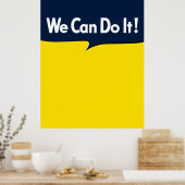 We kunnen het Rosie Graphic Bubble doen Poster (Keuken)