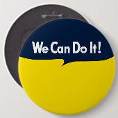 We kunnen het Rosie Graphic Bubble doen Ronde Button 6,0 Cm (Voorkant /achterkant)