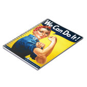 We kunnen het! - Rosie het pictogram van de Rivet Notitieboek (Linkerzijde)