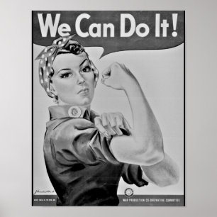 "We kunnen het!" Rosie het Poster Riveter WWII