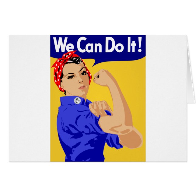 We kunnen het! Rosie The Riveter WII Poster (Voorkant Horizontaal)
