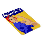 We kunnen het! Rosie The Riveter WII Poster Magneet (Rechterzijde)