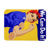 We kunnen het! Rosie The Riveter WII Poster Magneet (Horizontaal)