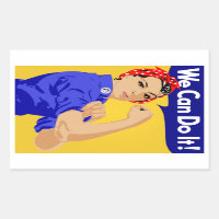 We kunnen het! Rosie The Riveter WII Poster