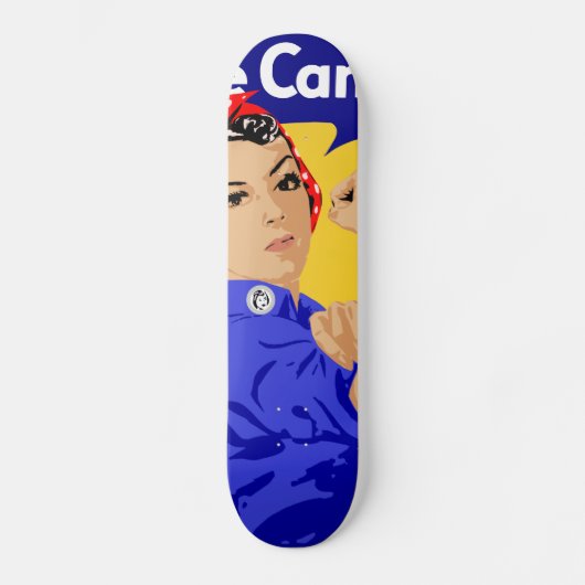 We kunnen het! Rosie The Riveter WII Poster Skateboard (Voorkant)