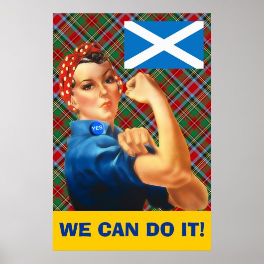 We kunnen het Schotse Poster van Onafhankelijkheid (Voorkant)