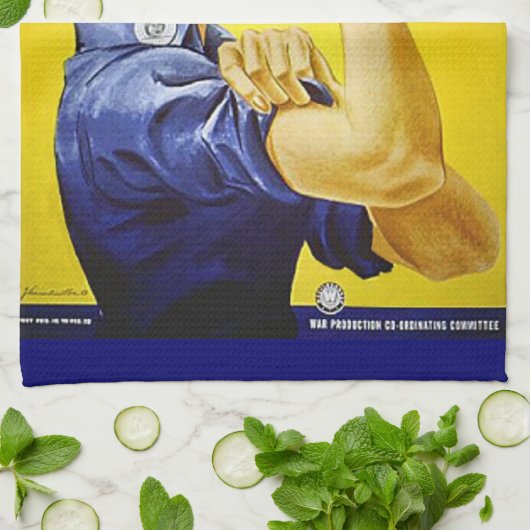 We kunnen het! theedoek (Gevouwen)