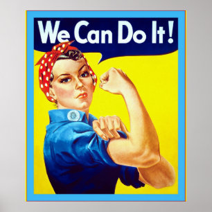 We kunnen het! ~  Tweede Wereldoorlog Poster