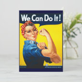 We kunnen het uitnodigen kaart (Staand voorkant)