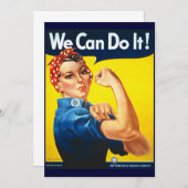 We kunnen het uitnodigen kaart (Voorkant / Achterkant)