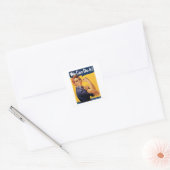 We kunnen het! vierkante sticker (Envelop)