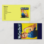 We kunnen het Visitekaartje doen (Voorkant / Achterkant)