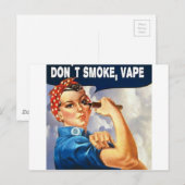 We kunnen het! We kunnen Vape. Briefkaart (Voorkant / Achterkant)