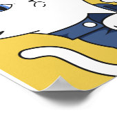 We kunnen het! White Cat Rosie het Poster Riveter (Hoek)