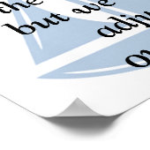 We kunnen het Wind niet sturen Poster (Hoek)