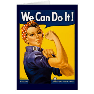 We kunnen het!  WW2 Rosie de Riveter