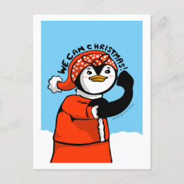 We kunnen met Kerstmis Penguin Feestdagenkaart