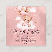 We kunnen 'n klein meisje met een luierriffle make informatiekaartje (Voorkant)