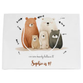 We kunnen nauwelijks geloven dat kinderen jarig zi groot cadeauzakje (Voorkant)