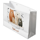 We kunnen nauwelijks geloven dat kinderen jarig zi groot cadeauzakje (Voorkant Gekanteld)