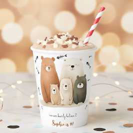 We kunnen nauwelijks geloven dat kinderen jarig zi papieren bekers