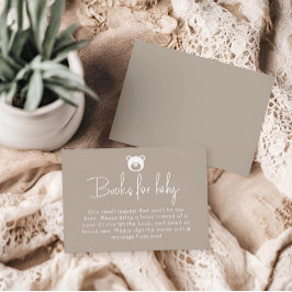 We kunnen nauwelijks minimalistische boeken voor B Informatiekaartje