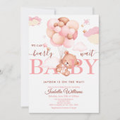 We kunnen nauwelijks roze wachten kaart (Voorkant)