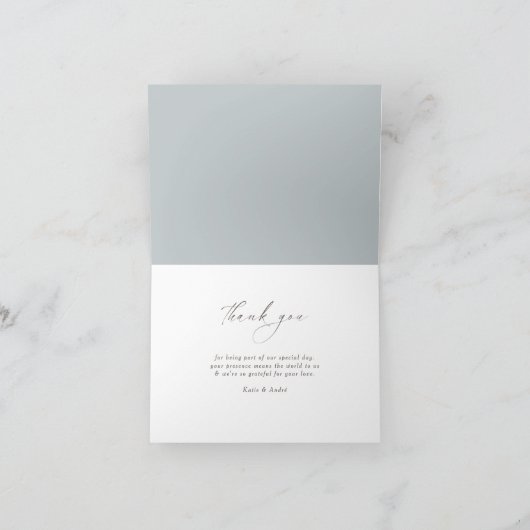 We kunnen nauwelijks wachten | Baby Boy Blauwe Bal Bedankkaart (Binnen)