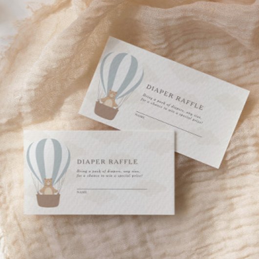 We kunnen nauwelijks wachten | Baby Boy Blauwe Bal Informatiekaartje