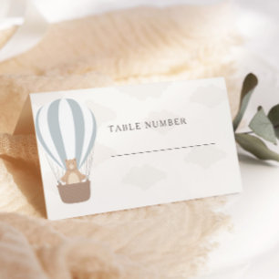 We kunnen nauwelijks wachten   Baby Boy Blauwe Bal Plaatskaartje