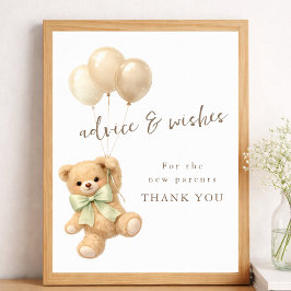 We Kunnen Nauwelijks Wachten Baby Shower Advies & Poster