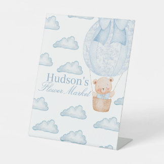 We kunnen nauwelijks wachten Baby Shower Bord Reclamebord Met Voetstuk