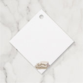 We kunnen nauwelijks wachten | Baby shower Cadeau  Bedankjes Labels (Achterkant)