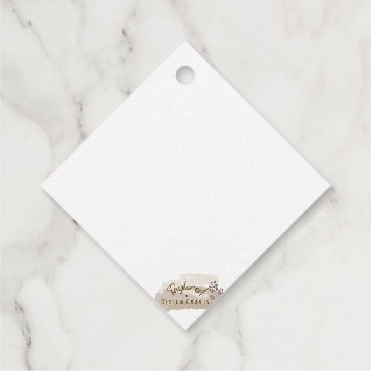 We kunnen nauwelijks wachten | Baby shower Cadeau  Bedankjes Labels (Achterkant)