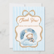 We kunnen nauwelijks wachten Baby Shower Dankkaart