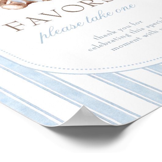 We kunnen nauwelijks wachten Baby shower gunsten t Poster (Hoek)