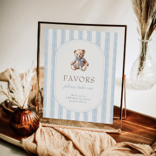 We kunnen nauwelijks wachten Baby shower gunsten t Poster